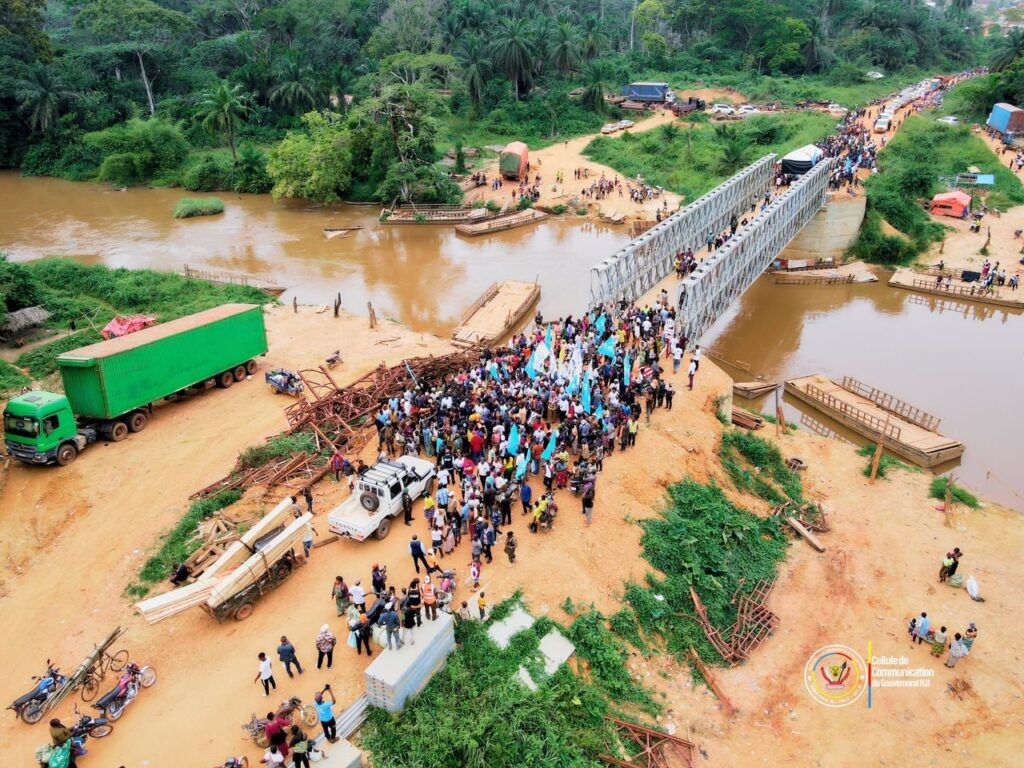 Haut-Uélé : Réouverture de la RN25 et inauguration du pont métallique Emboo