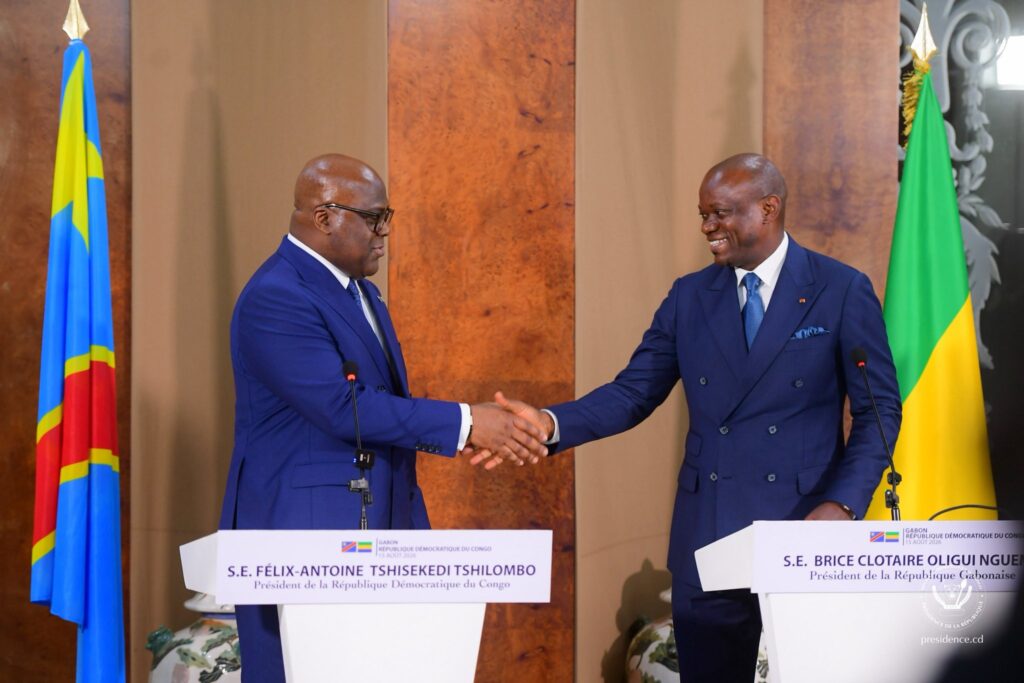 RDC-Gabon : Tshisekedi et Oligui Nguema renforcent la coopération bilatérale