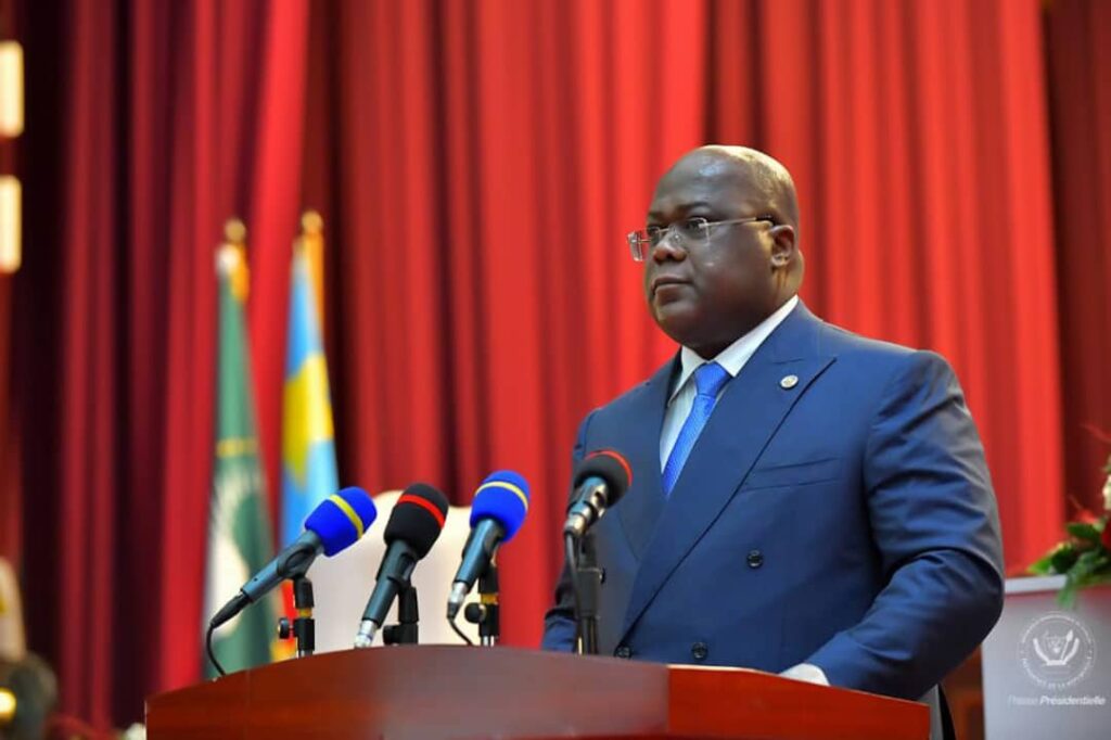 RDC : le président Félix-Antoine Tshisekedi s’adressera à la nation ce jeudi 27 août à 20h00, heure de Kinshasa
